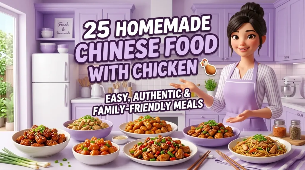 25 Homemade Chinese Food Recipes with Chicken 🍜 | Easy, Delicious & Better Than Takeout