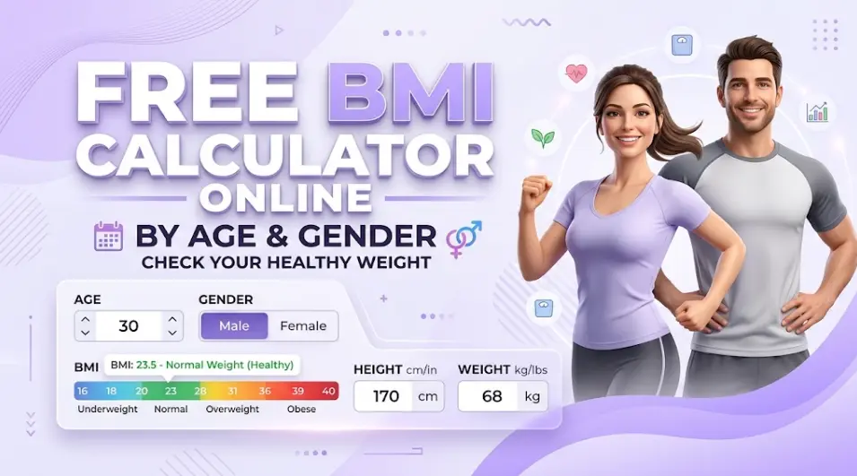 Free BMI Calculator Online by Age and Gender