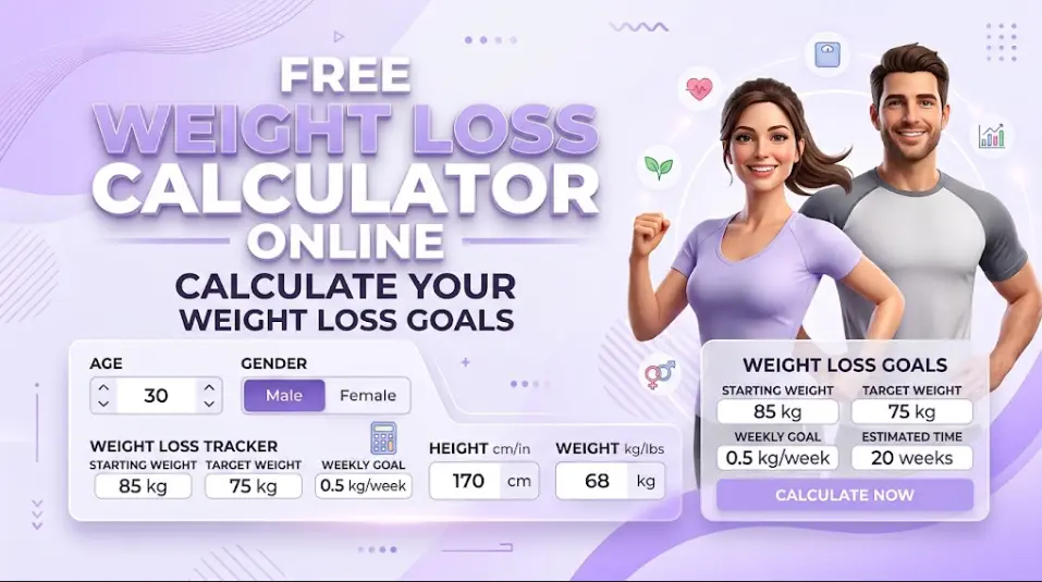Free Weight Loss Calculator Online🔥 Track Your Goals
