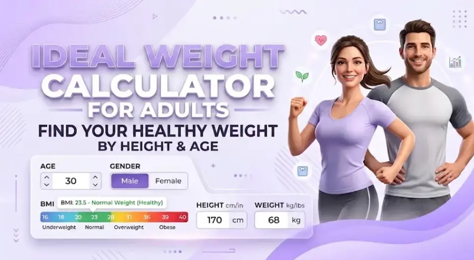 Ideal Weight Calculator – Healthy Weight by Height & Age