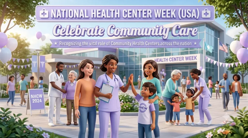 🏥 National Health Center Week (USA) – Celebrate Community Care