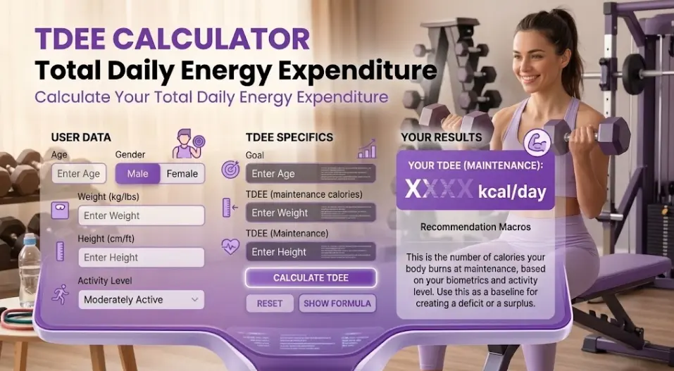 TDEE Calculator – Calculate Total Daily Energy Expenditure and Daily Calorie Needs