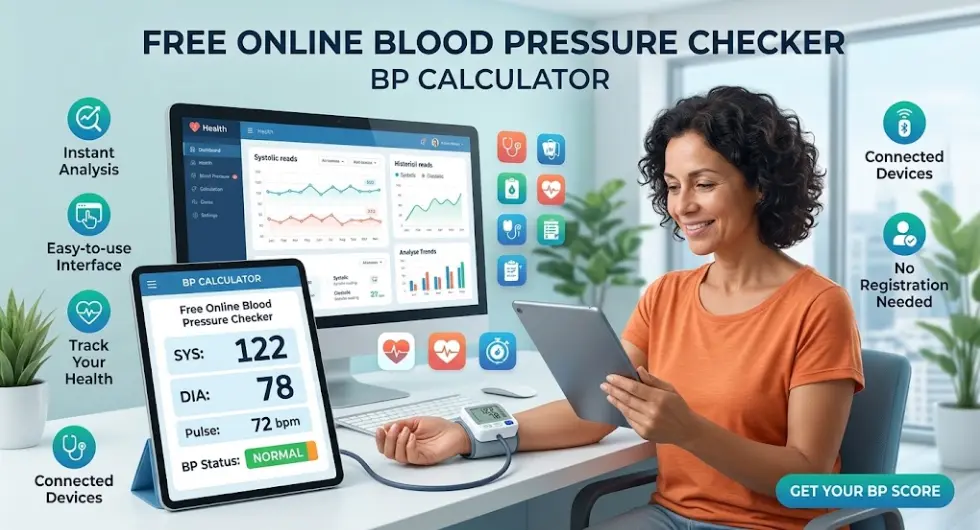 Free Online Blood Pressure Checker – BP Calculator